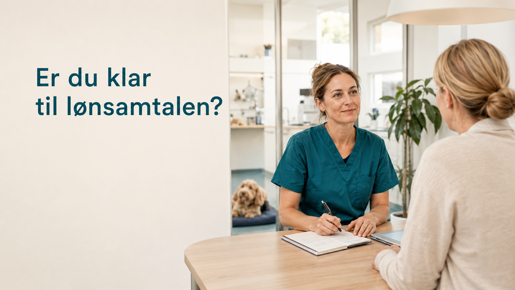 Veterinærsygeplejeske forhandler løn